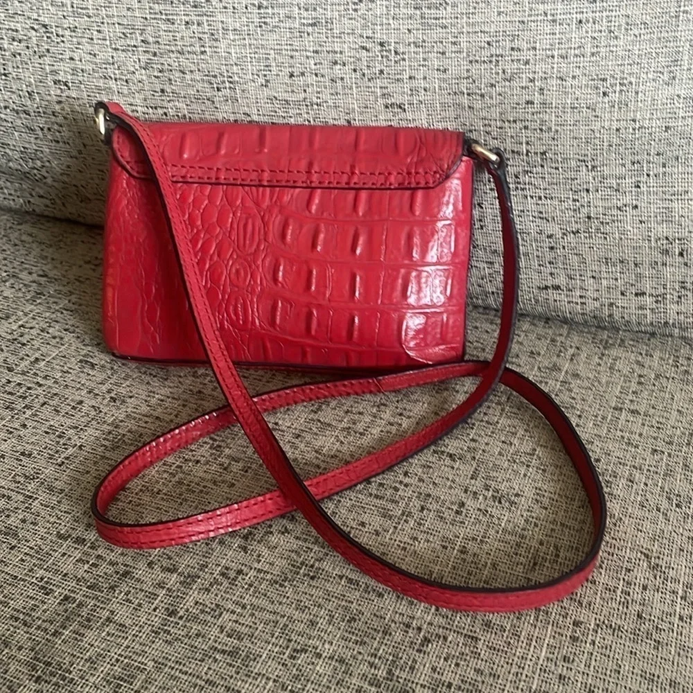 Kate Spade Leather‎ Red Alligator Small Crossbody